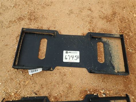 skid steer quick attach mounting plate|skid steer quick release plate.